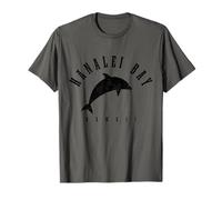 Hanalei Bay Hawaii Dolphin Surf Kauai Hawaiian Vintage T-Shirt