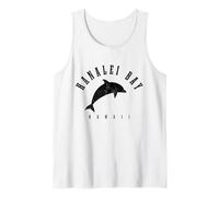 Hanalei Bay Hawaii Dolphin Surf Kauai Hawaiian Vintage Tank Top