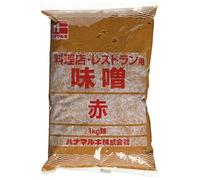 Hanamaruki Red Miso Paste 1kg | Traditional Japanese Aka Miso, Rich Umami Flavor, All-Natural Fermented Soybean Paste