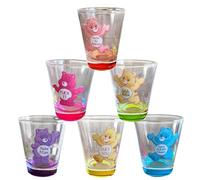 Hanaoni Swear Bears Shot Glasses 6 Pieces, 6 Colored Shot Glass Set, Creative Shot Glasses Set with Heavy Base for Cocktail, Whiskey, Travel, Bar, Perfect for Parties, Gatherings