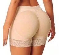 Hanaoops Women Butt Lifter Tummy Control Knickers Hip Enhancer Body Shaper Padded Lace Panties Seamless Shorts Shaping Underwear Slimming Pants Under Dresses Nude