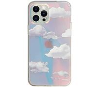 HANASE Transparent Clouds Phone Case For iPhone 12 11 Pro X XR XS Max SE2020 7 8 Plus Shockproof Back Cover,T1,For iPhone 8 Plus 7 Plus