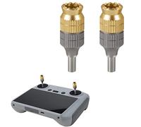 Hanatora Extension Joysticks Stick for DJI RC,RC 2(Flip,Neo,Air 3S/3,Mini 5/4/3 Pro,Mini 3,Mavic 3 Classic/Pro Drone Controller), Aluminum Long Joy Sticks Thumb Accessories