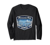 Hanauma Bay Hawaii Sea Turtle Ocean Marine Life Beach Long Sleeve T-Shirt