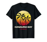 Hanauma Bay Hawaii Tropical Hanauma Bay Oahu Sunset Design T-Shirt