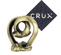 Hanayama and Crux Cast Radix Puzzle - Level 5 of 6 - Very Difficult - Includes Crux Sticker