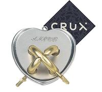 Hanayama Cast Amour Puzzle - Level 5 of 6 - Very Difficult - Includes Crux Sticker