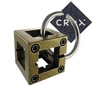 Hanayama Cast Box Puzzle - Level 2 of 6 - Fairly Hard - Includes Crux Sticker
