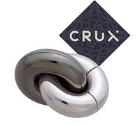Hanayama Cast Donuts Puzzle - Level 4 of 6 - Fairly Hard - Includes Crux Sticker