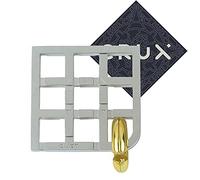 Hanayama Cast Duet Puzzle - Level 5 of 6 - Very Difficult - Includes Crux Sticker