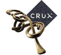 Hanayama Cast Enigma Puzzle - Level 6 of 6 - Grandmaster Difficulty - Includes Crux Sticker