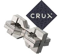 Hanayama Cast Hourglass Puzzle - Level 6 of 6 - Grandmaster Difficulty - Includes Crux Sticker