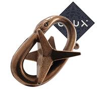 Hanayama Cast Star Puzzle - Level 3 of 6 - Mid Range - Includes Crux Sticker