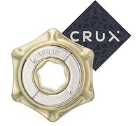 Hanayama Cast Valve Puzzle - Level 4 of 6 - Fairly Hard - Includes Crux Sticker