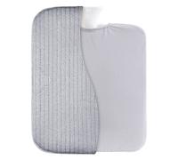 HANBOLI Hot Water Bag, 9L Extra Large Rubber Hot Water Bottle With Plush Cover For Pain Relief Neck Shoulders Explosion-Proof Feet Hand Warmer Gray