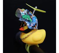 HANBOLI Yellow Duck, Rubber Duck Toy Car Ornaments Yellow Duck Car Dashboard Decorations With Propell