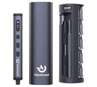 Hanboost 78-in-1 Precision Electric Screwdriver Set, 5 Torque Levels & 200 RPM, Type-C Rechargeable Mini Power Screwdriver with Pop-up Case & LED Light for PC, Phone, Laptop Repair, DIY Gift for Men.