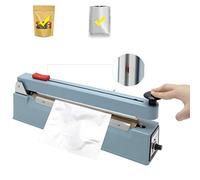 Hanchen 300mm Heat Sealer with Cutter Bag Sealing Machine 400W for Mylar Bag Kraft Paper Bag Heat Sealing Material 220V