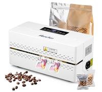 Hanchen 400W Automatic Heat Sealer Machine 7m/min Continuous Band Sealer Automatic plastic bag heat sealing machine for PP, PE, PVC Bag, Foil Bag and Kraft Paper Bag