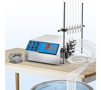 Hanchen Liquid Filling Machine 700ML/Min/Head Digital Speed Control Peristaltic Pump for Perfume Water Juice Thick Essential Oil (6 Head)