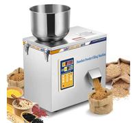 Hanchen Powder Filling Machine 0.5-100g Glitter Filling Machine with Foot Pedal Particle Weighing Automatic Bottle Bag Powder Filler for Seeds Grains Powder Glitter