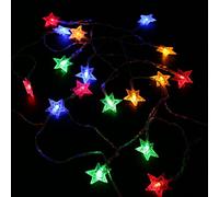 HANCLLED Fairy String Lights 3M 20LED Star LED String Lights USB Powered Multicolor Star Lights for Party Festival Christmas Decoration Lighting [Multicolor]