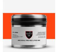 Hanco : Lithographic Ink : 1lb Can : Archival Fire Red