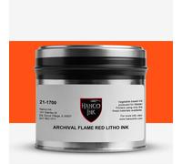 Hanco : Lithographic Ink : 1lb Can : Archival Flame Red