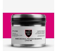 Hanco : Lithographic Ink : 1lb Can : Semi Archival Process Magenta