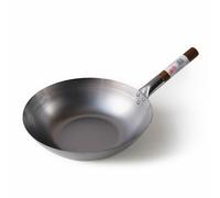 Hancock 13" (33cm) Flat Based Steel Wok - Commercial Quality
