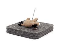 Hancool Needle Felting Pad Natural Wool Pressing Mat Eco-Friendly Felting Block DIY Crafts Thick and Firm Needle Felting Base (6'' x 6'' x 1'')