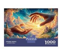 Hand 1000Piece JigsawPuzzleCreation of Adam ForAdults Colourful LargePiecePuzzles Age12+byth ThemeFlowersandBirds Fun, Challenging 70x50cm/1000pcs