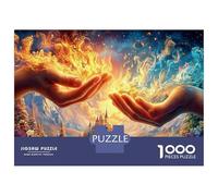 Hand 1000Pieces JigsawPuzzlesCreation of Adam ForAdults Challenging Brainteasing Age12+byth EducationalGame Uncover The Puzzle 70x50cm/1000pcs