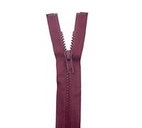 HAND® 2 PCs No.5 Maroon Plastic Closed End Automatic Zips 65cmL x 33mmW