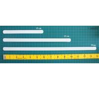 HAND ® 4 Pcs Metal White Boning for Corsets - 12 mm Wide (Size 25 cm)