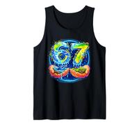 Hand 67 Earth Day Men Women 6 7 Six Seven Brainrot Kid Gift Tank Top