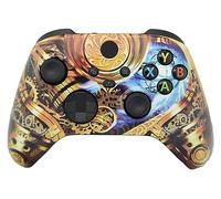 Hand Airbrushed Fade Custom Controller Compatible with Xbox Series X/S & Xbox One (Series X/S Clockwork)