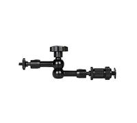 Hand Aluminum Alloy Metal Super Clip Clamp Articulating Arms For LCD Monitor LED Video Light SLR DSLR Arm Kit Clamp Camera With Super Clip Anti-rotation Arm Adapter Step Polish Mount