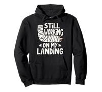 Hand Amputee Warrior Still Working on My Landing Amputation Pullover Hoodie
