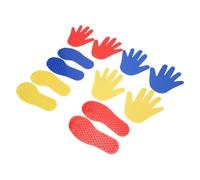 Hand and Foot Play Mat,6 Pairs Interactive Fitness Toy | Coordination Exercise Toy | for Balance Kindergarten Home Indoor Outdoor Floor Lawn Play