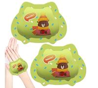 Hand and Foot Warmer, Heating Hand Warmer, 2 x Portable Heating Pads with Animal Pattern, Pocket Hand Warmer, Portable Hand Foot Warmer for Indoor and Outdoor Use