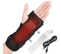 Hand and Wrist Heating Pad Wraps, Wrist Warmer Electric Heating Pad, 3 Heating Levels, Moist Heat for Arthritis,Carpal Tunnel, Tendonitis, Injuries, Bruises, Sprains, Pain Relief