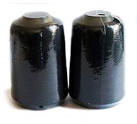 HAND ® Assorted Colours Sewing Machine 100% Polyester Thread Spool Appx 800m - Set of 2 Spools (Black)