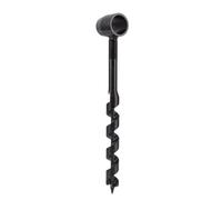 Hand Auger Drill, Premium Carbon Steel Manual Wood Auger Bit for Bushcraft Camping Survival and Woodworking Projects Black 19-230mm