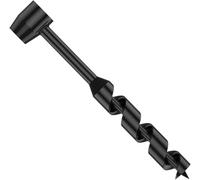 Hand Auger Wood Drill, Bushcraft Manual Survival Drill Bit Self-Tapping Survival Wood Punch Tool for Camping,Outdoor,Hiking,Woodworking - 10mm*230mm