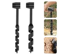Hand Auger Wrench Wood Drill,Multi-Purpose Survival Settlers Tool,Bushcraft Hand Auger Wrench,Manual Drill Bit for Bushcraft Backpack Furniture Making Settlers Wrench Camping Shelter (25-260mm)