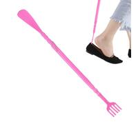 Hand Back Scratcher - Ergonomic Back Scratcher Claw,Boot Inserts Horns, Long Handle for Itchy Backs, Portable Shoe Horn for Putting On Shoes While Standing