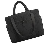Hand Bag For Womens Puffer Hand Bag With Zippers Travel Essential Quilted Shoulder Large Purse For Casual Work Quilted Travel