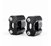 Hand Bar 1 Pair For 7/8" 1-1/8 Pit Dirt Motorbike CNC 22mm 28mm Off Road Motorcycle Bar Clamps Handlebar Risers Adapter Handlebar Riser(28mm black)