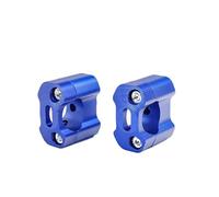 Hand Bar For 7/8 "1-1/8 For Pit Dirt Motorcycles Two CNC 22mm 28mm For Off-road Motorcycle Handlebar Clamp Handlebar Riser Adapters Handlebar Riser(Blue)